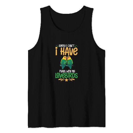 Lovebird Peach Faced Parrot Pet African Fischer Bird 23 Tank Tops