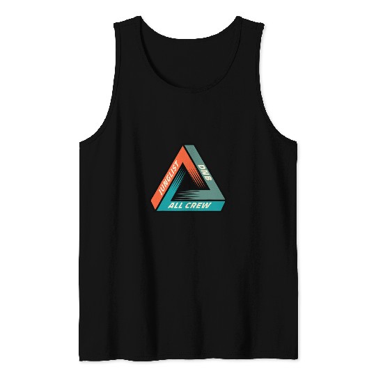 DnB Music EDM Liquid Junglist EDM Drum And Bass Tank Tops