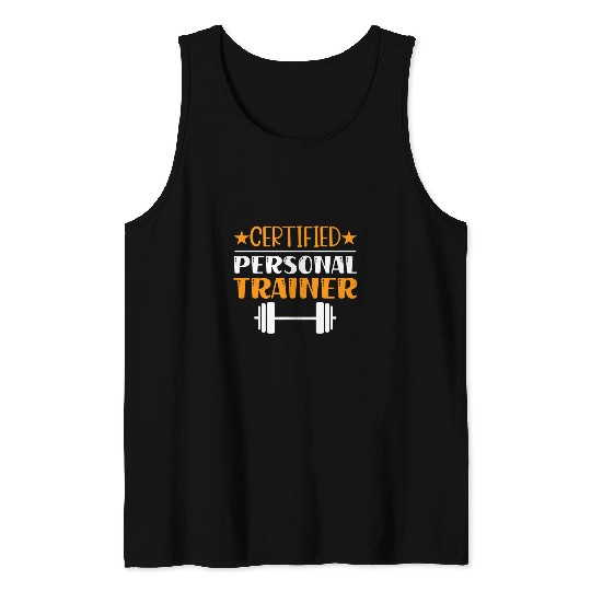 Certified Personal Trainer Funny Health and Fitness Coachs 21 Tank Tops