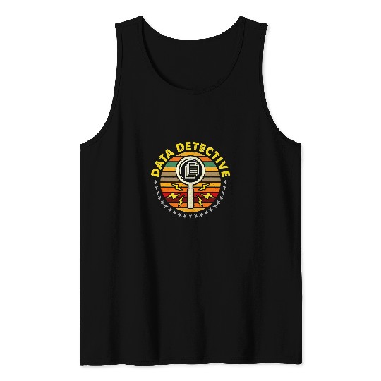 Data Detective Computer Science Programming Data Analyst Tank Tops