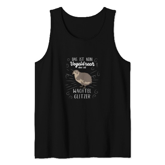 Quail Glitter Quail Breeder Japanese Quail Farm Tank Tops
