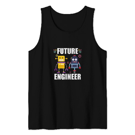 Robotics Lovers Robot Lovers Future Engineer Tank Tops