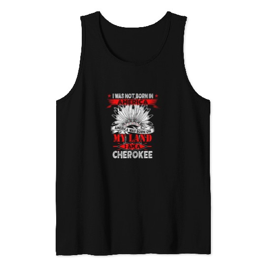 Cherokee Tribe Land Native American Tank Tops