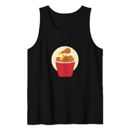 Chicken Wings Delicious Fast Food Tank Tops
