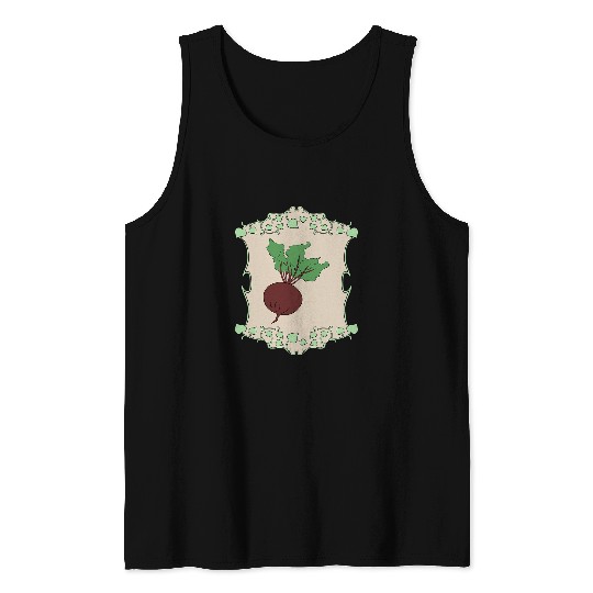 Beet Root Farmers Market Gardener Tank Tops