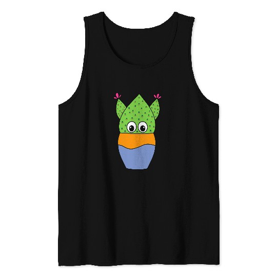 Beavers Tail Cactus In A Jar Tank Tops