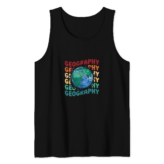 Geography Earth Science Students Geology Study Tank Tops