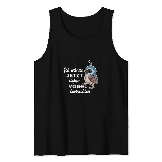 Quail bird species ornamental quail farmer 210 Tank Tops