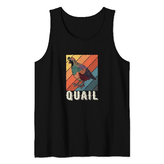 Quail bird species ornamental quail farmer 23 Tank Tops