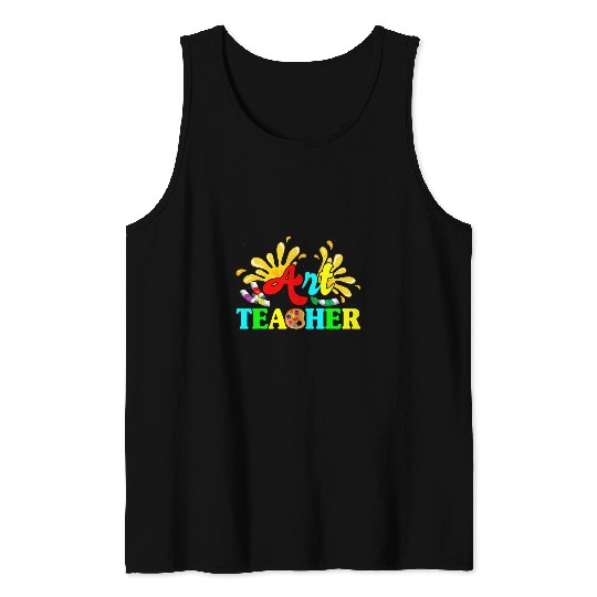 Art Teacher School Creative Artist Tank Tops