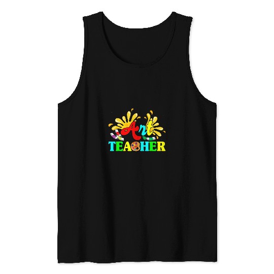 Art Teacher School Creative Artist Tank Tops