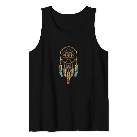 Dream Catcher Native American Tribal Tank Tops