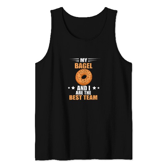 bests Team Bagel Lover Baking Baker Baker Dough Bagel Tank Tops