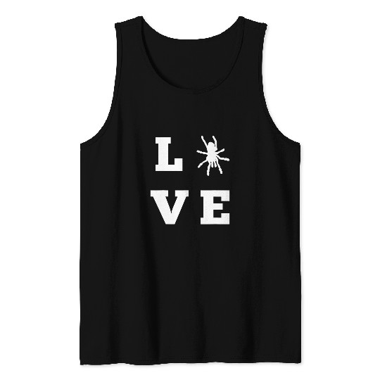 Lacrosse Gift Love Spider Tarantula Tank Tops