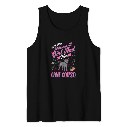 Cane Corso Girl Italian Mastiff Italian Moloss Tank Tops