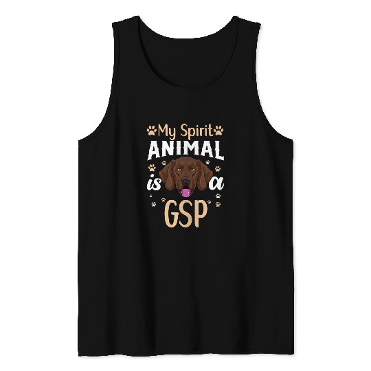 German Shorthair Pointer Apparel GSP Dog Lovers 8 Tank Tops