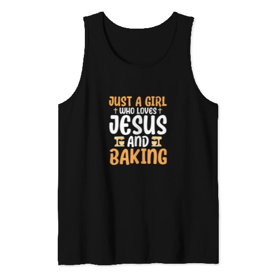 Bread Baking And Jesus Bakery Baker Tank Tops