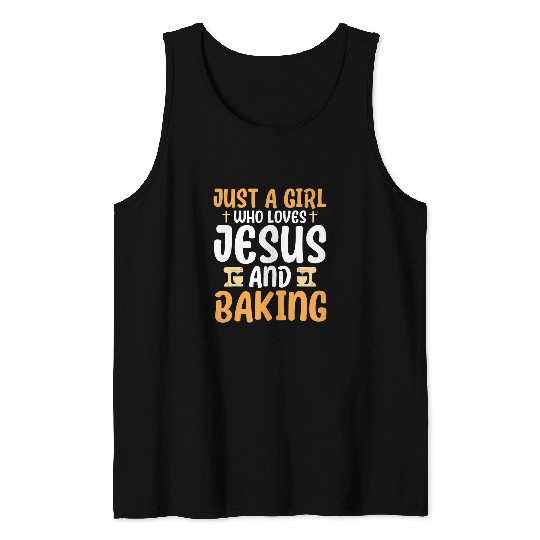Bread Baking And Jesus Bakery Baker Tank Tops