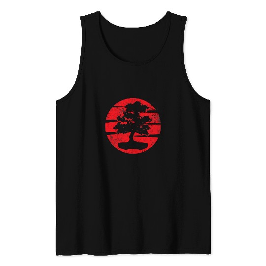 Bonsai Tree Japanese Plant Garden Tank Tops