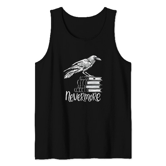 Lacrosse Gift Nevermore 2The Raven 2A Tribute to Edgar Allan Poe Tank Tops