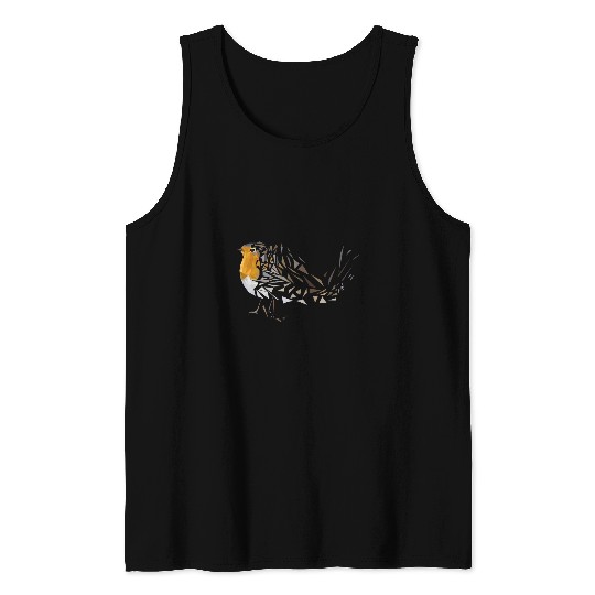 Robin in Polygon Technology 2Flight Deluxe Design Tank Tops