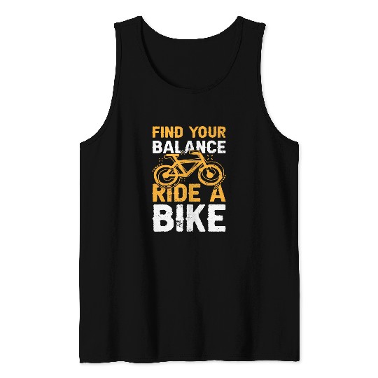 Find Your Balance Ride A Bike I Cycling Tank Tops