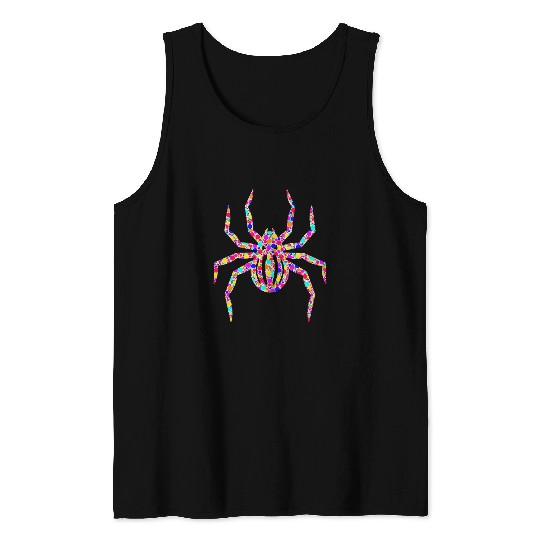 Lacrosse Gift International Dot Day Colorful Dotted Spider Tank Tops