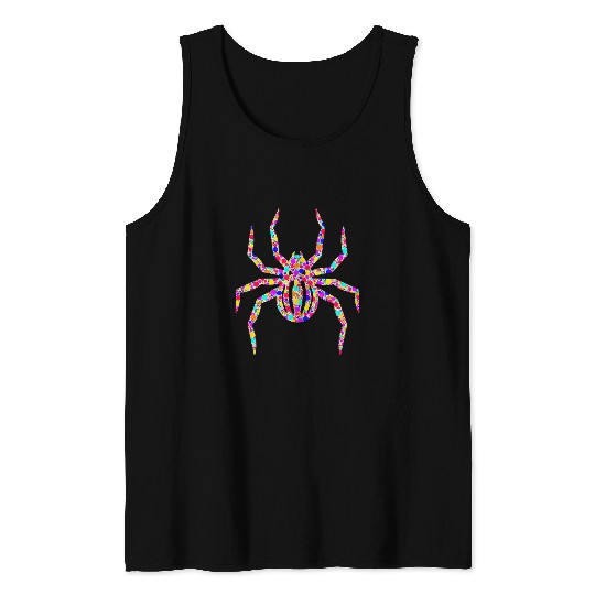 Lacrosse Gift International Dot Day Colorful Dotted Spider Tank Tops