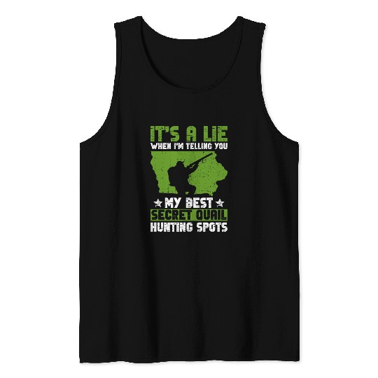 Quail Hunter And Upland Game Bird Hunting Tank Tops
