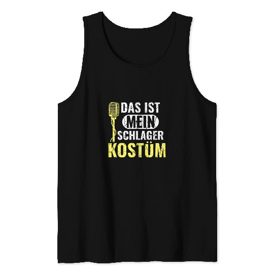 Fancy Dress Folk Music Das ist mein Schlager Costume Tank Tops