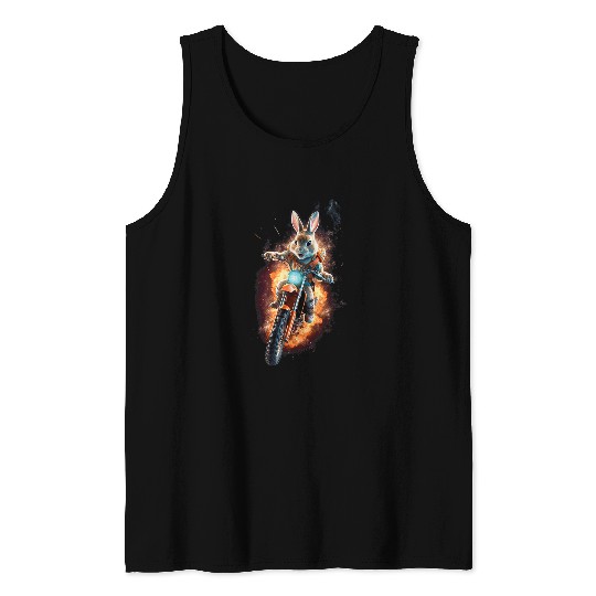 Brraaap Funny Dirt Bike Motocross For Riders 3 Tank Tops