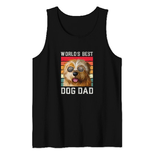 Mens bests Dog Dad vintages Norfolk Terrier Tank Tops