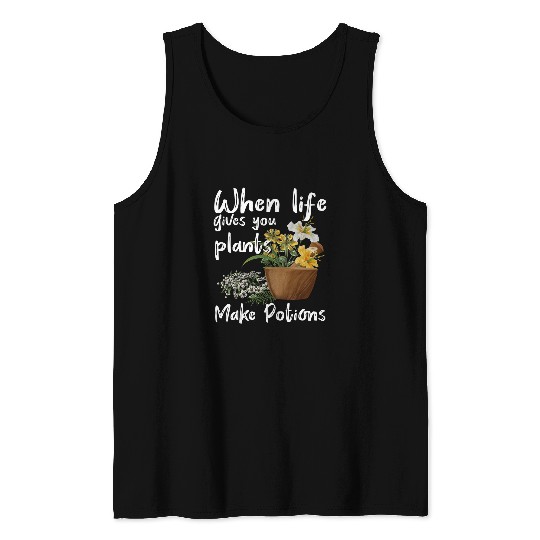 Herbalist Apothecarist Humor Saying Herb Doctor Plant Lover Tank Tops