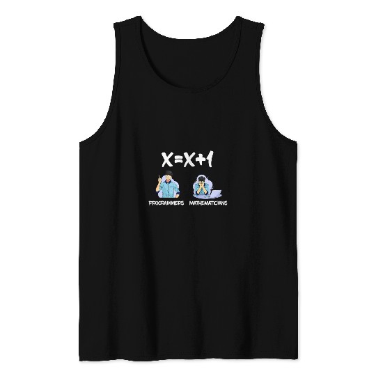 Funny Mathematics Computer Science Programmers 2Mathematicians Tank Tops