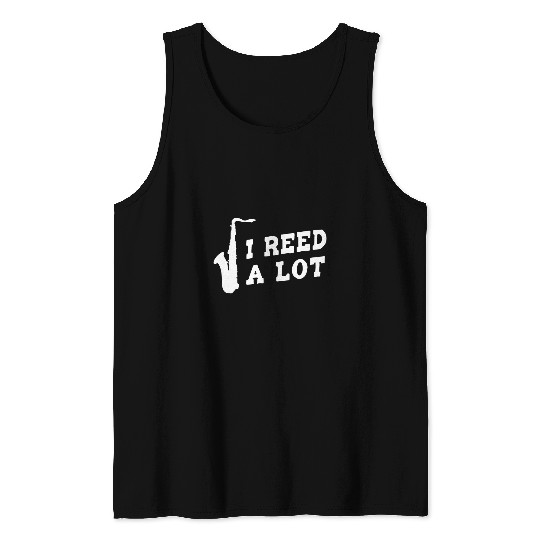 I Love Music Saxophone Jazzmusic Flute Piccolo 4 Tank Tops