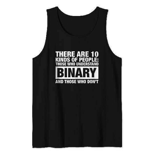 Funny Binary Understanding Geek Interaction Computer Science Tank Tops