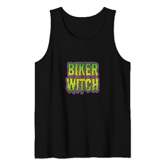 Biker Witch Tank Tops