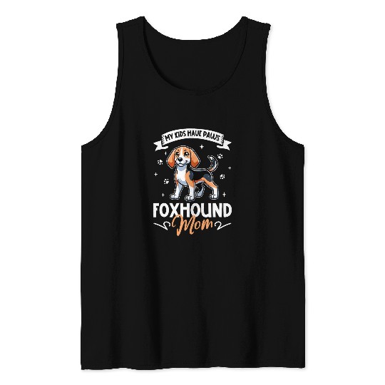English Foxhound Mom Tank Tops