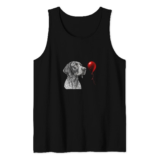 German Shorthair Pointer Funny GSP Mom 4 Tank Tops