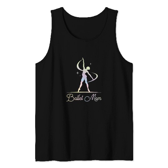 Ballet Mom En Pointe Dancing Ballerina Mommy Ballet Tank Tops