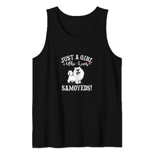 Dog Samoyed lover 2 Tank Tops