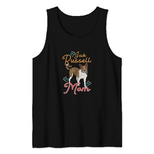Dog Jack Russell Mom Design For Dog Owners Tank Tops