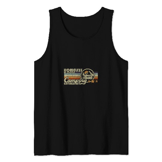 Camping Enthusiast Sarcastic RV Camper Living Tank Tops