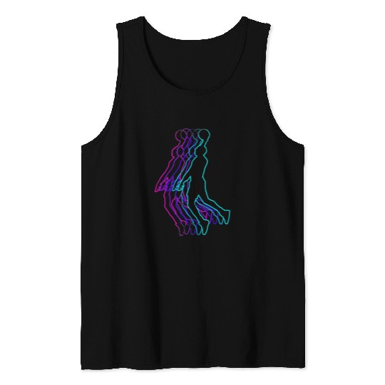 Basketball Graphic for Men and Boys Game Day Basketball Tank Tops