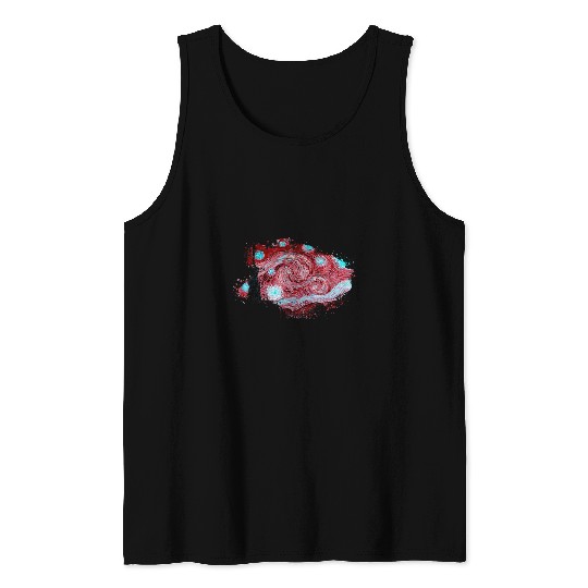 Famous Fine Art Starry Night Remix Vincent van Gogh Tank Tops