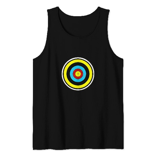 Funny Archery Target Tank Tops
