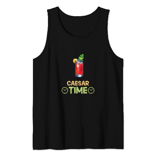 Caesar Time Unwind And Sip Cocktail Drinks Tank Tops