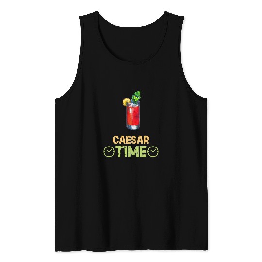 Caesar Time Unwind And Sip Cocktail Drinks Tank Tops