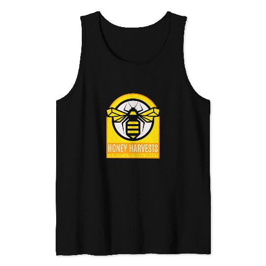 Funny Beekeeping Apiarist Honey And Bees Book Guides Lover Tank Tops