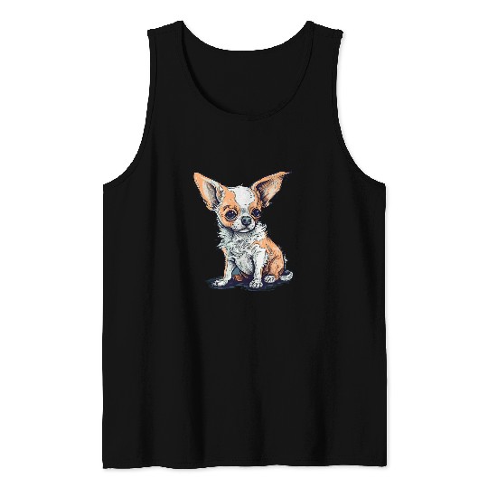 Famous Chihuahua Love A Creative Companion Tank Tops